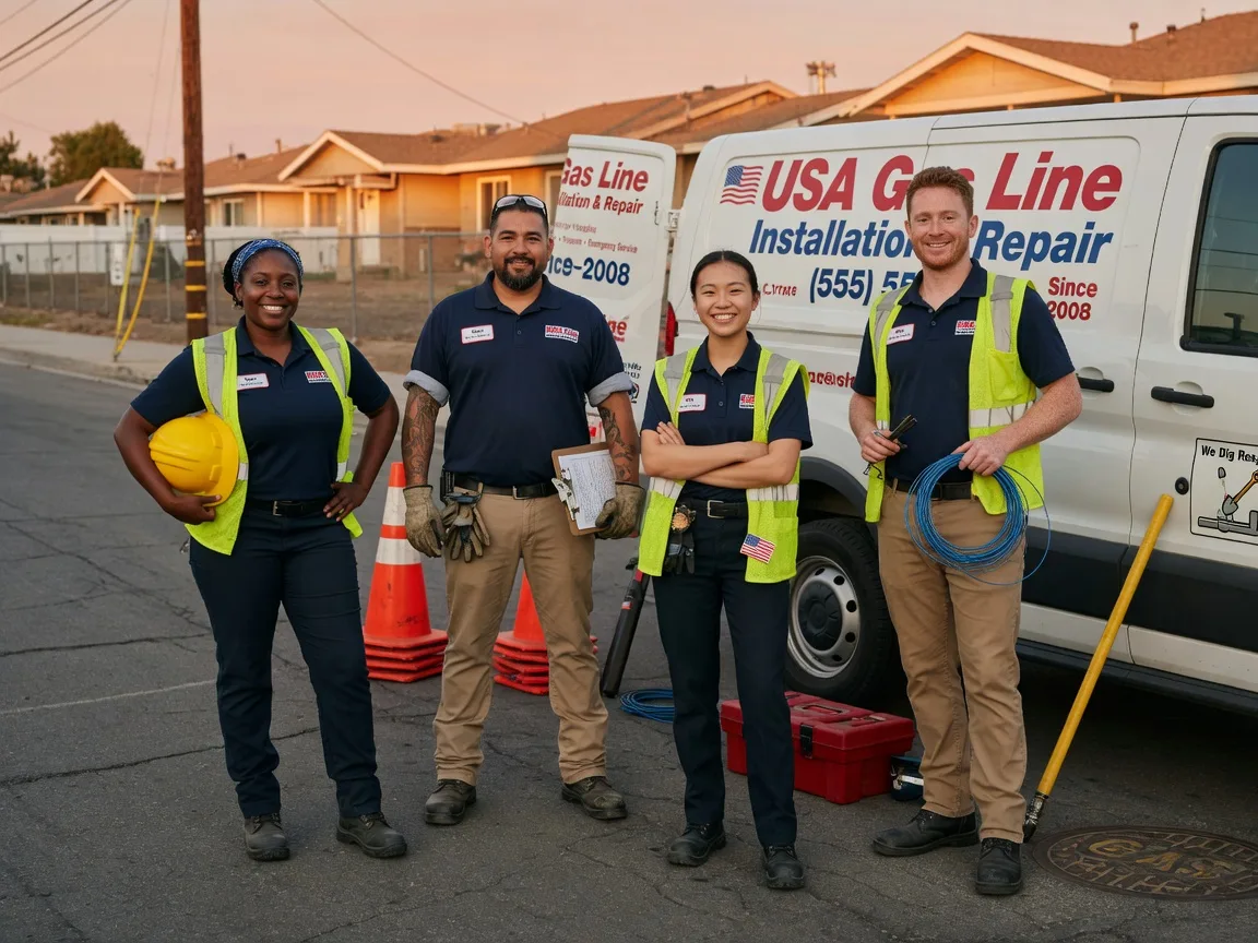 Gas Line Installation company in Alamo, ND